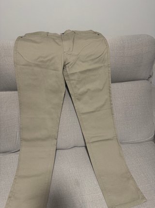Pantalón Chino Beige Hombre