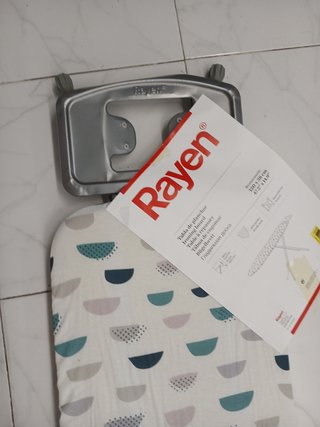 Rayen | Tabla de Planchar - Gama Basic | Altura Regulable | Malla Metálica | Reposa-Planchas | Estru
