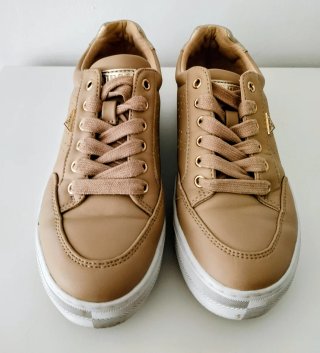 Scarpe Guess Beige e Oro