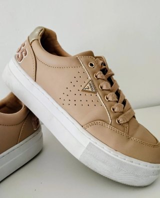 Scarpe Guess Beige e Oro