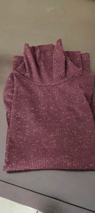 Lote de 3 jerseys cuello alto azul con botones do