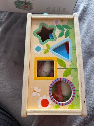 Cubo Actividades Montessori Madera