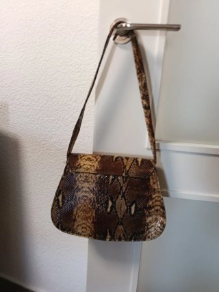 Bolso vintage piel de serpiente