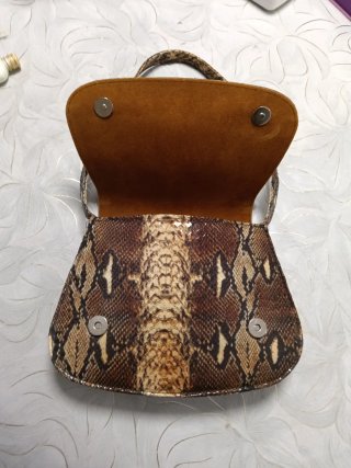 Bolso vintage piel de serpiente