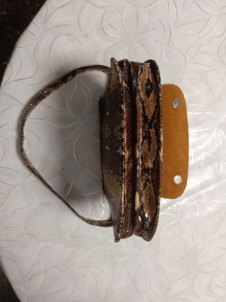 Bolso vintage piel de serpiente