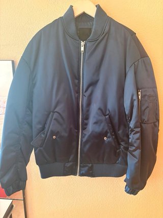 Chaqueta Bomber Azul Marino