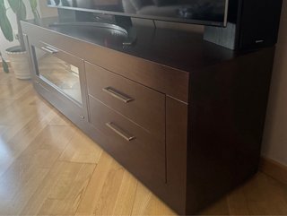 Conjunto Muebles Salón Madera Wengue