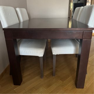 Conjunto Muebles Salón Madera Wengue