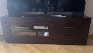 Conjunto Muebles Salón Madera Wengue