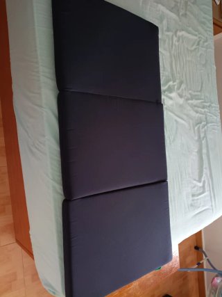 Colchón plegable de espuma con funda