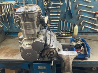 Suzuki LT-Z400 Quad Blanco y Azul