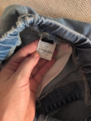 Pantalón tejano cargo azul