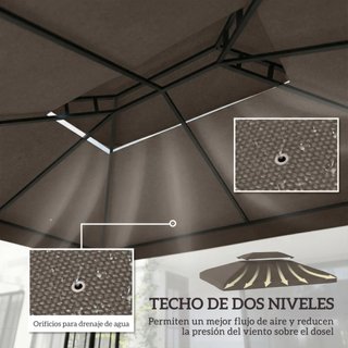 Techo de reemplazo para toldo 4x3m