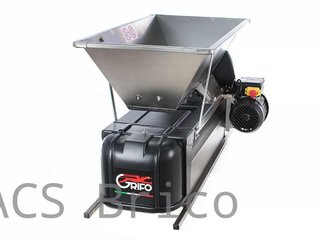 Despalilladora Inox Motor Eléctrico - 0,75 kW - 1500 kg/h - 90x50 cm - Grifo