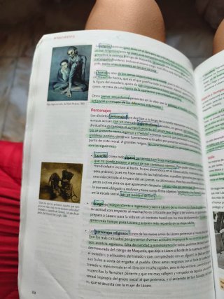 Lengua castellana y literatura, 1 BACH