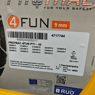 Cadenas Nieve RUD PROTRAC 4FUN 9mm