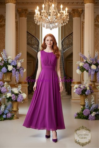 Vestido largo elegante guinda