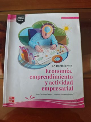 Libro de economía, emprendimiento y actividad empr