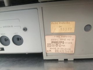 Sistema audio vintage Philips