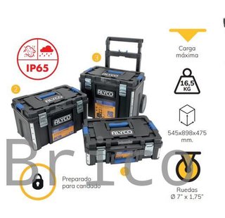 Conjunto Modular 3 Cajas Herramientas Alyco 129620