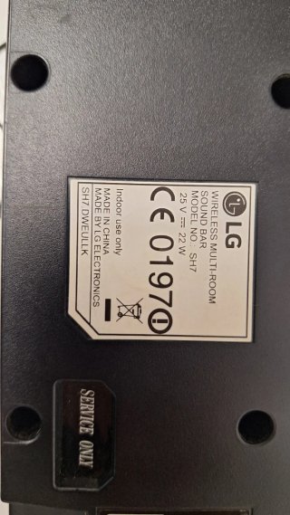 Barra de Sonido LG SH7 con Subwoofer Inalámbrico