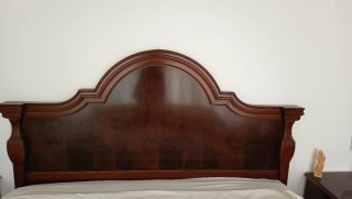 Cabecero Madera Nogal Macizo