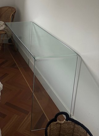 Consola in vetro moderna