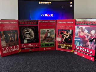 Lotto 5 VHS Cinema Erotico d'autore Tinto Brass