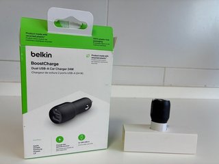 Cargador Coche Belkin BoostCharge Doble USB-A 24W
