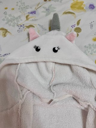 Bata unicornio infantil invierno talla 110-116cm