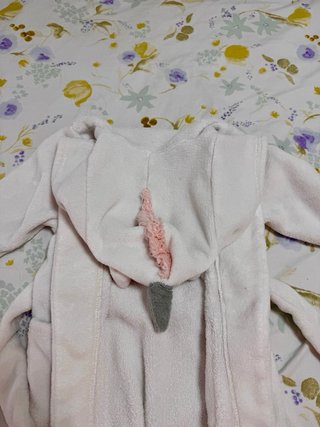 Bata unicornio infantil invierno talla 110-116cm