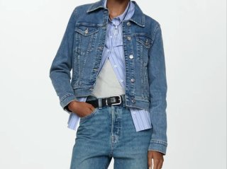 Cazadora vaquera Mango