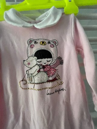 Tutina bimba rosa con orsetto scatola 67
