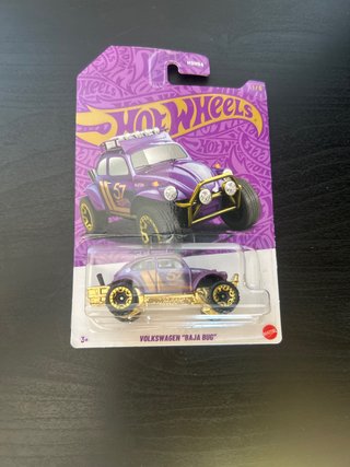 Hot Wheels Volkswagen Baja Bug Morado Dorado