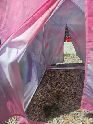 Casita infantil unicornios y arcoíris