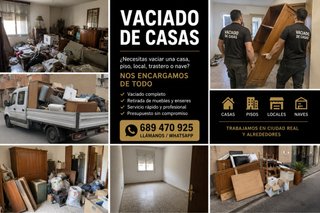 Vaciado de viviendas