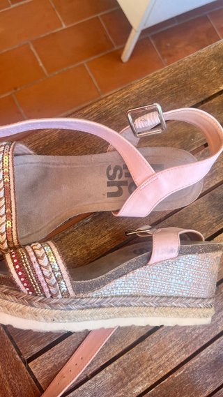 Sandalias Fresh rosas y multicolor
