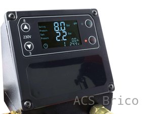 Compresor de Aire Silencioso con LCD 100L - 6 Hp - 09389 - Mader