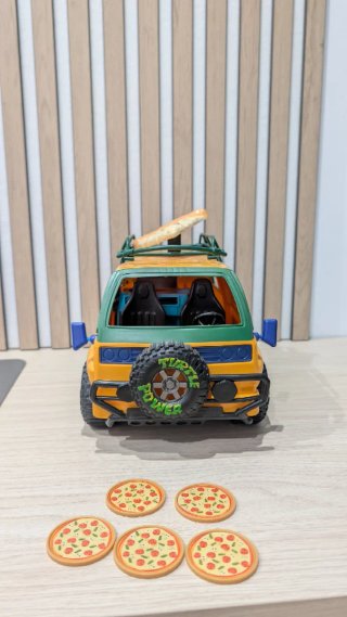 Furgoneta Pizza Van Tortugas Ninja