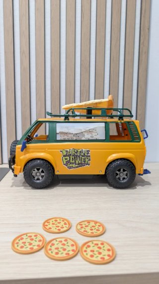 Furgoneta Pizza Van Tortugas Ninja