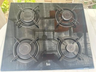 Placa de Gas TEKA Cristal Negra