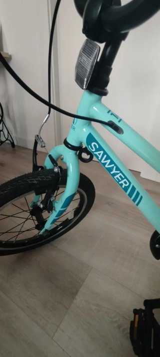 Bicicleta Sawyer 16 color turquesa