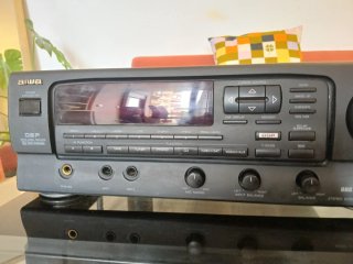Equipo Sonido Aiwa GE-Z9100 y altavoces.