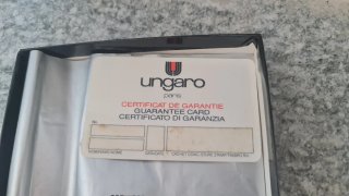 Portafoglio Ungaro in pelle marrone