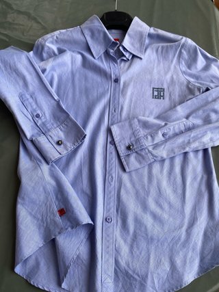 Camisa Pedro del Hierro azul talla 44