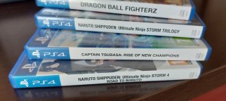 Lote 4 Juegos PS4: Naruto, Tsubasa, DBZ