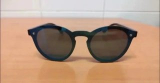 Gafas de sol espejo azul