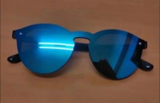 Gafas de sol espejo azul