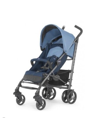 Silla de paseo azul