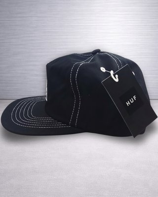 Gorra HUF Snapback Negra Ajustable Nueva Skate